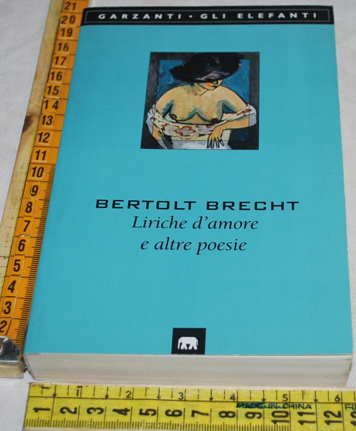 Brecht Bertold Liriche D Amore E Altre Poesie Garzanti Libri Usati Ebay