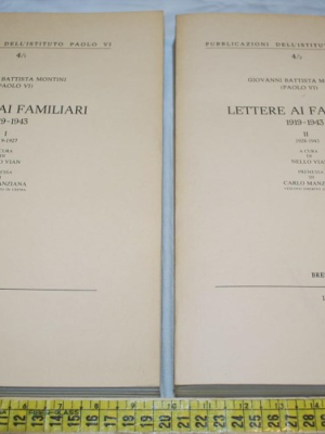 Montini Giovanni Battista - Lettere ai familiari 1919-1943 vol I-II